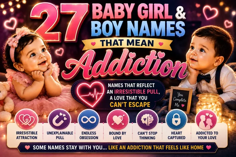 27 Baby Girl and Boy Names That Mean Addiction