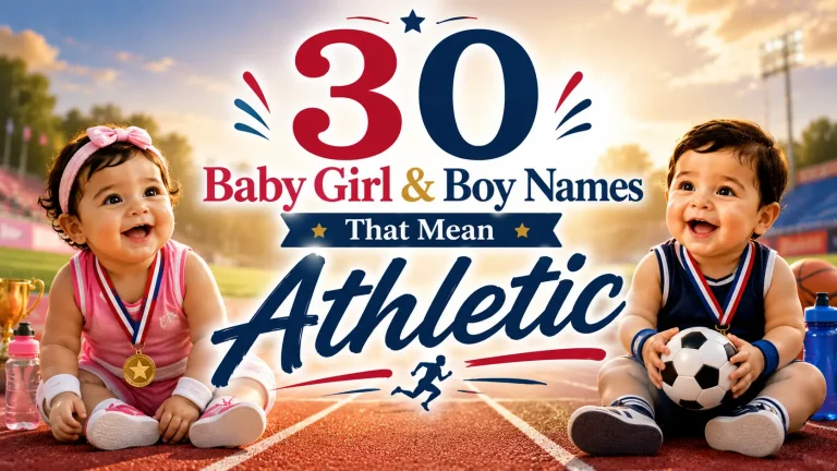 30 Baby Girl & Boy Names That Mean Athletic
