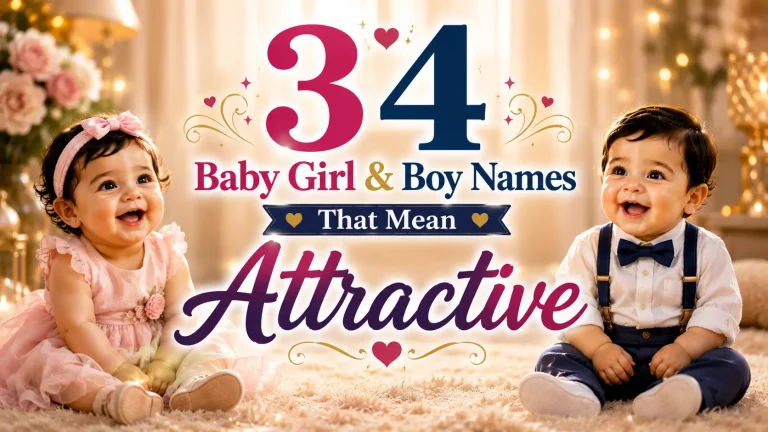 34 Baby Girl & Boy Names That Mean Attractive