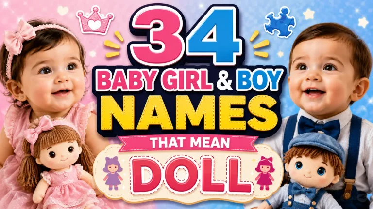 34 Baby Girl & Boy Names That Mean Doll