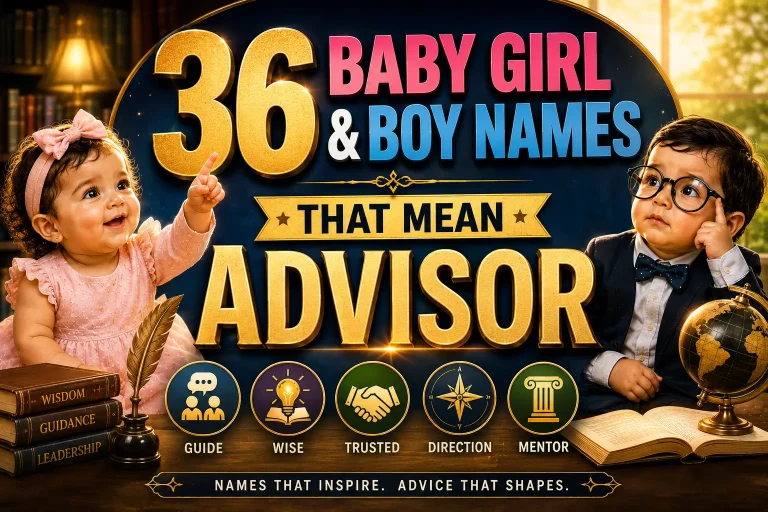 36 Baby Girl & Boy Names That Mean Advisor