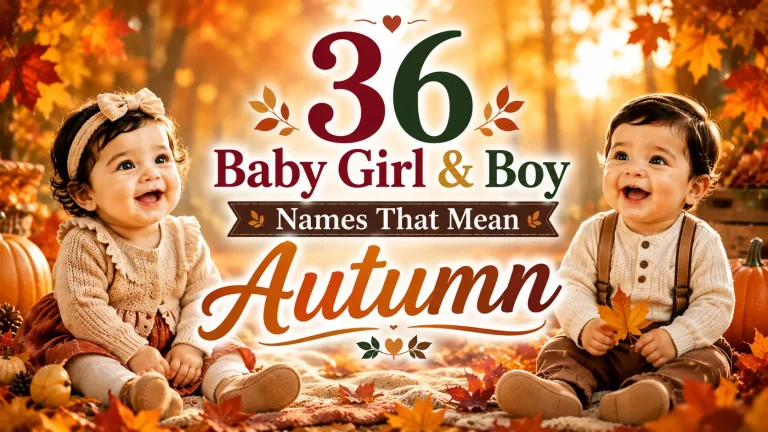 36 Baby Girl and Boy Names That Mean Autumn