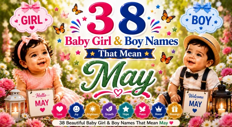 38 Baby Girl & Boy Names That Mean May