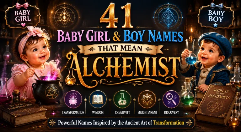 41 Baby Girl & Boy Names That Mean Alchemist