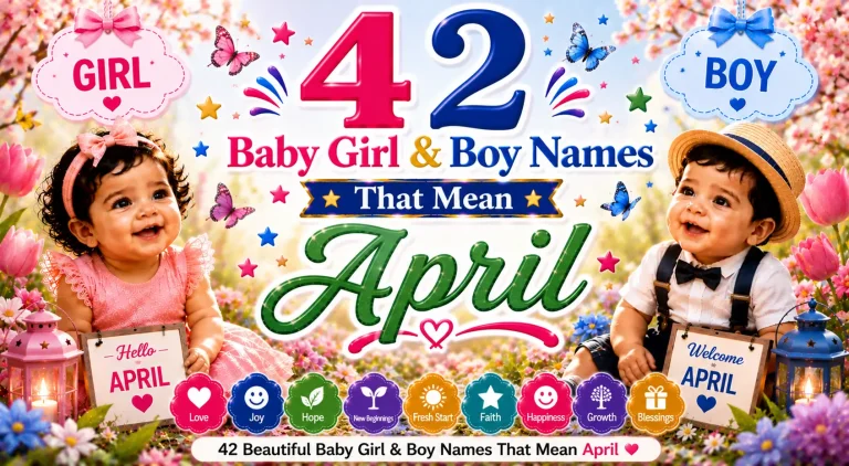 42 Baby Girl & Boy Names That Mean April
