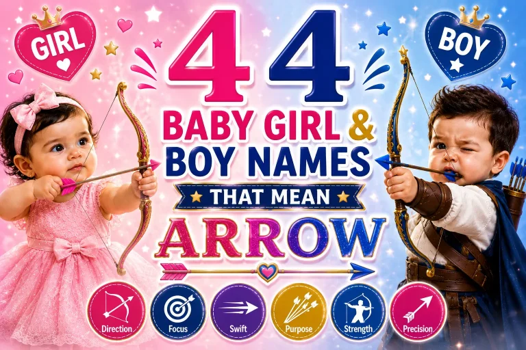 44 Baby Girl & Boy Names That Mean Arrow