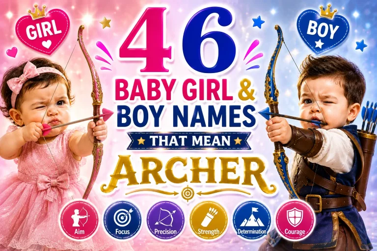 46 Baby Girl & Boy Names That Mean Archer