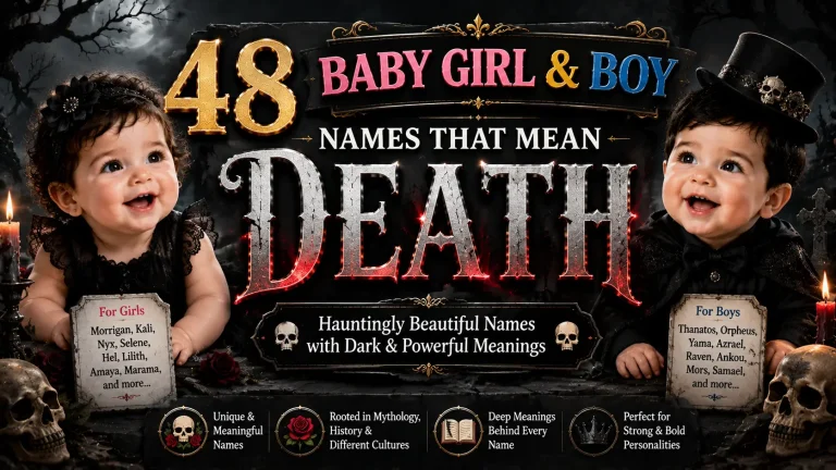 48 Baby Girl & Boy Names That Mean Death
