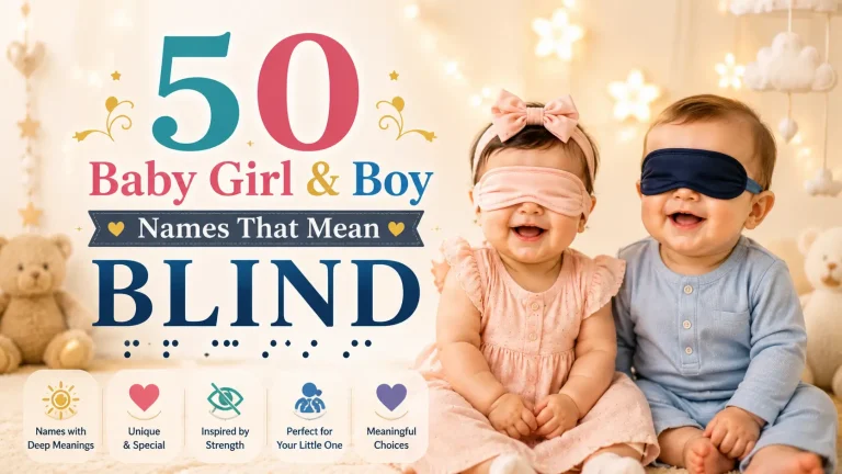 50 Baby Girl & Boy Names That Mean Blind