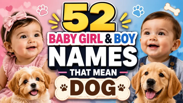 52 Baby Girl & Boy Names That Mean Dog