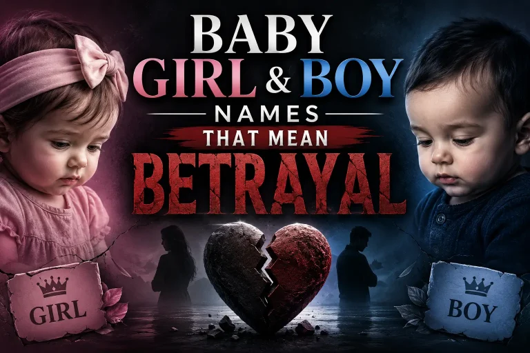 Baby Girl & Boy Names That Mean Betrayal