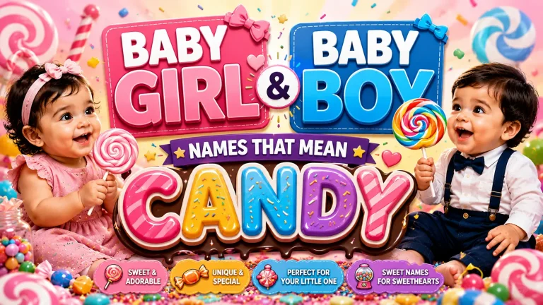 Baby Girl & Boy Names That Mean Candy