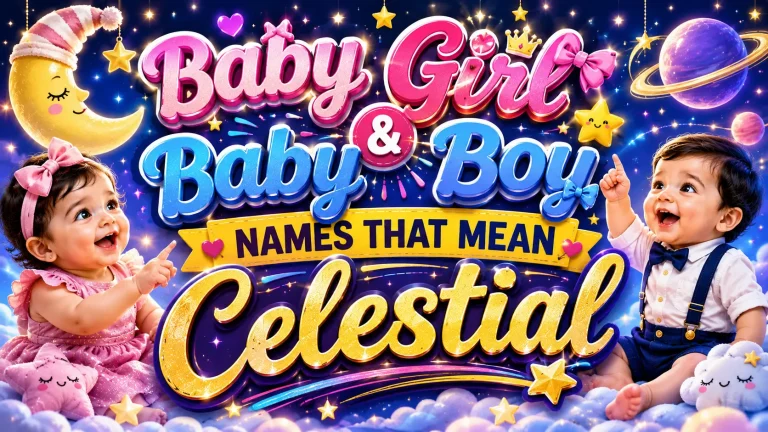 Baby Girl & Boy Names That Mean Celestial