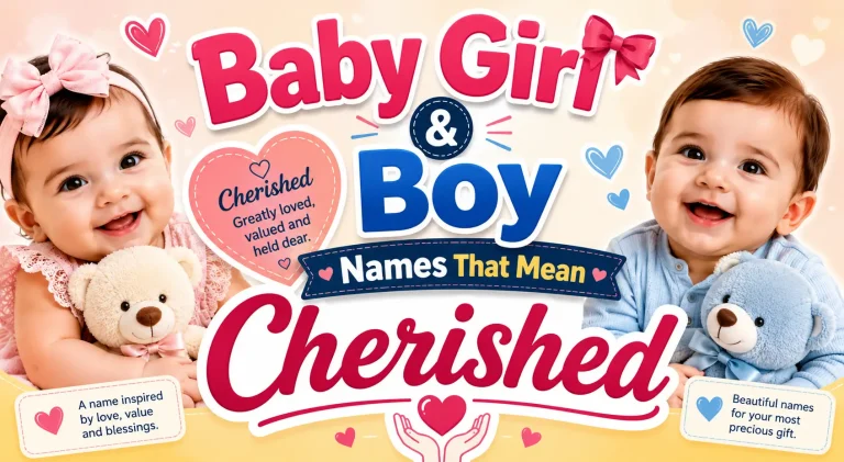 Baby Girl & Boy Names That Mean Cherished