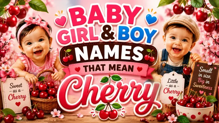 Baby Girl & Boy Names That Mean Cherry