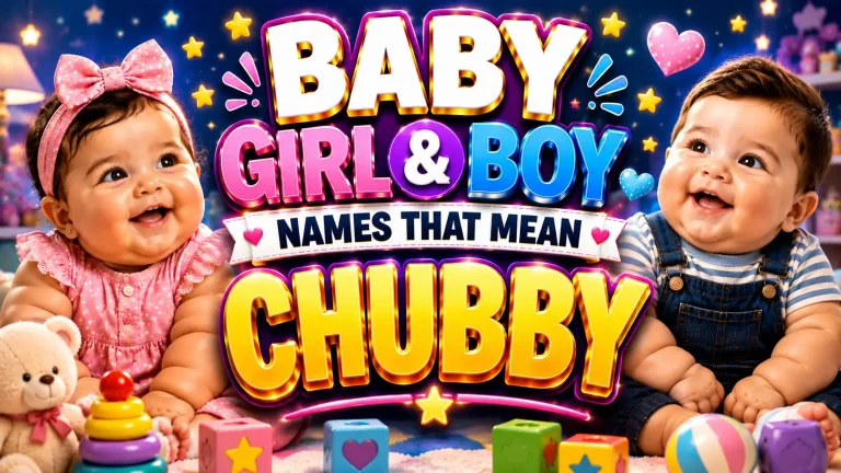 Baby Girl & Boy Names That Mean Chubby
