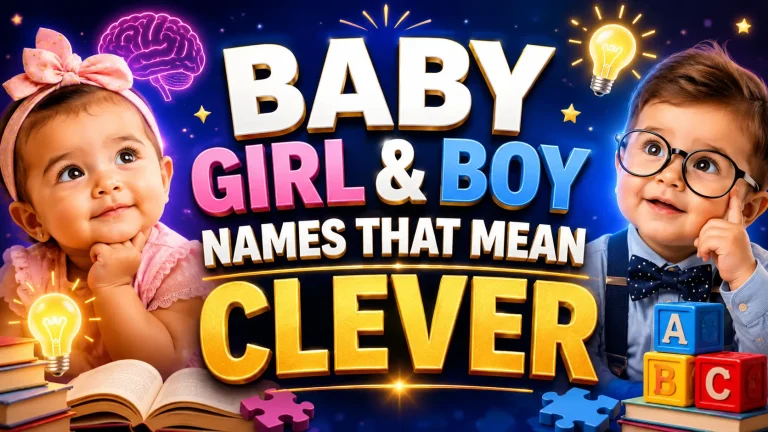Baby Girl & Boy Names That Mean Clever