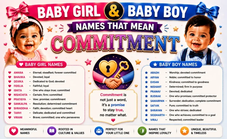 Baby Girl & Boy Names That Mean Commitment