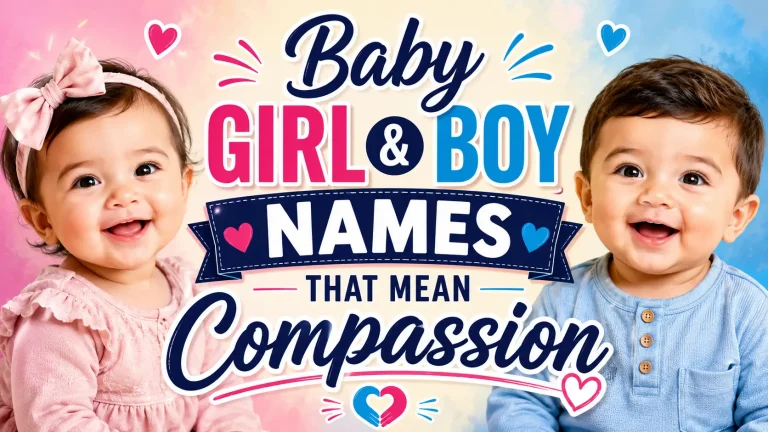 Baby Girl & Boy Names That Mean Compassion
