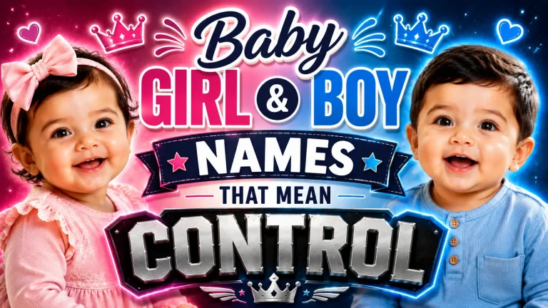 Baby Girl & Boy Names That Mean Control