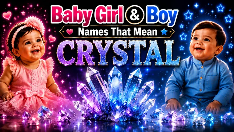 Baby Girl & Boy Names That Mean Crystal