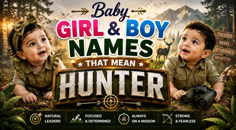 Baby Girl & Boy Names That Mean Hunter