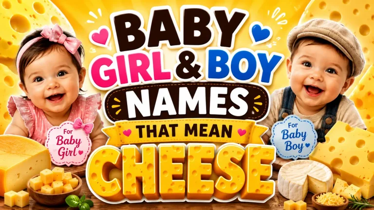 Names That Mean Cheese