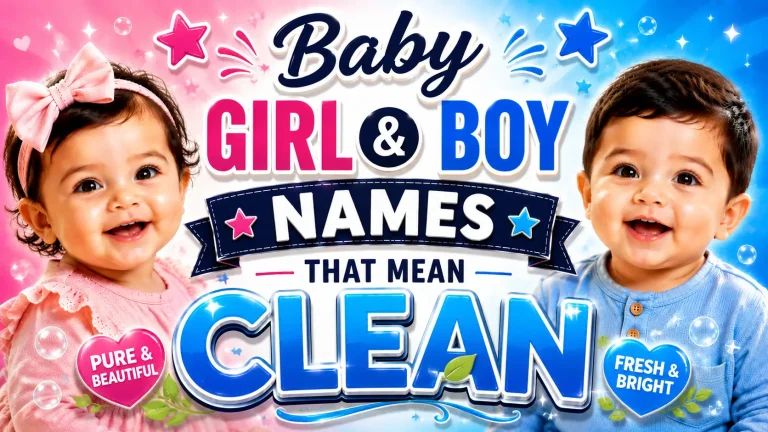 Names That Mean Clean
