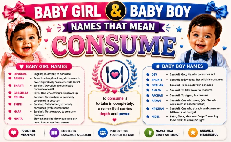 Names That Mean Consume