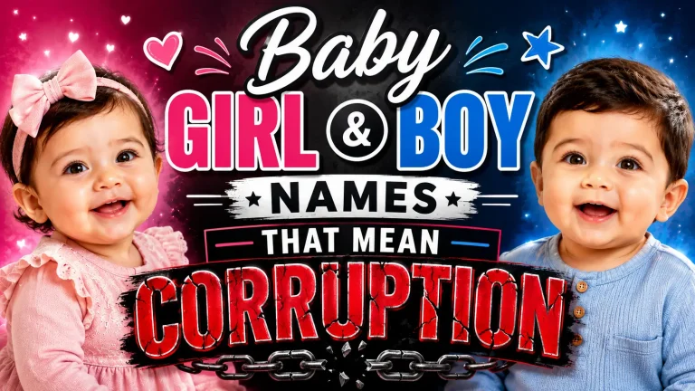 Names That Mean Corruption
