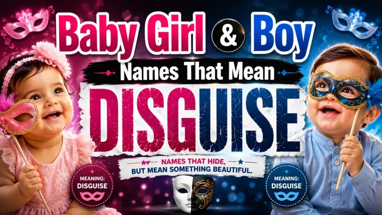 Names That Mean Disguise