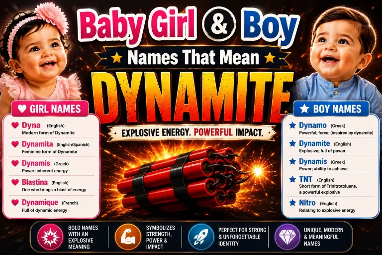 Names That Mean Dynamite