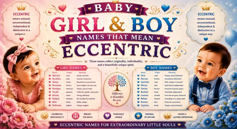 Names That Mean Eccentric