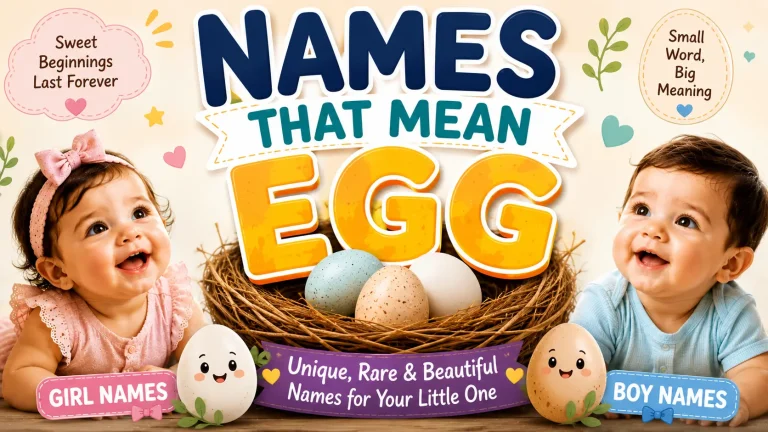 Names That Mean Egg