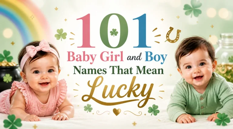 baby girl and boy names that mean lucky or blessed