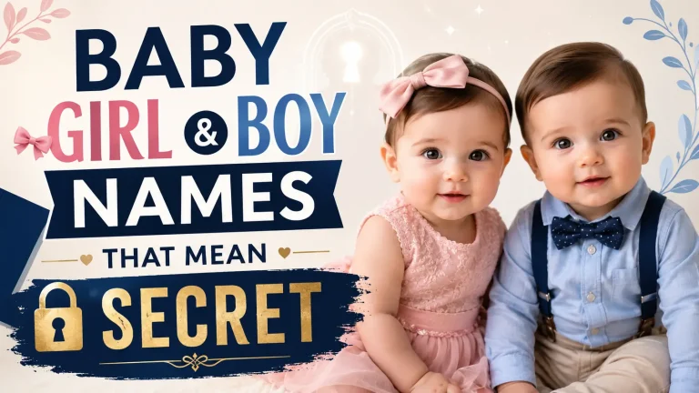 names that mean secret or hidden