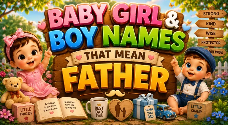 Baby Girl & Boy Names That Mean Father