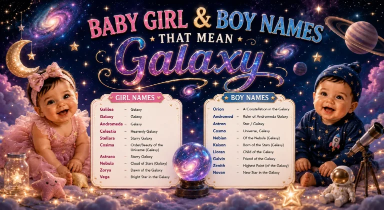 Baby Girl & Boy Names That Mean Galaxy