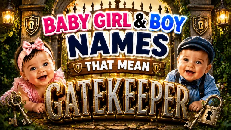 Baby Girl & Boy Names That Mean Gatekeeper