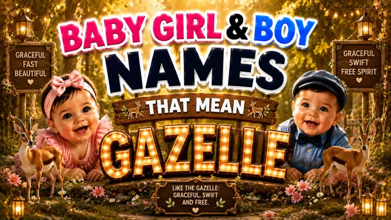 Baby Girl & Boy Names That Mean Gazelle