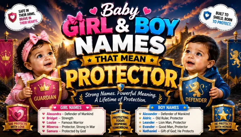 Baby Girl & Boy Names That Mean Protector
