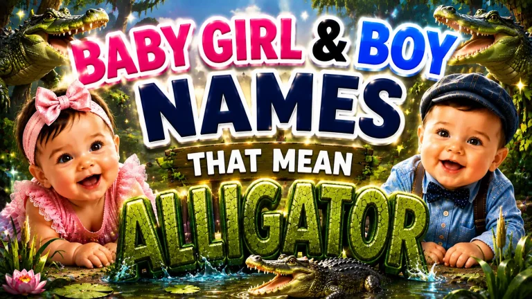 Names That Mean Alligator