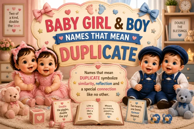 Names That Mean Duplicate