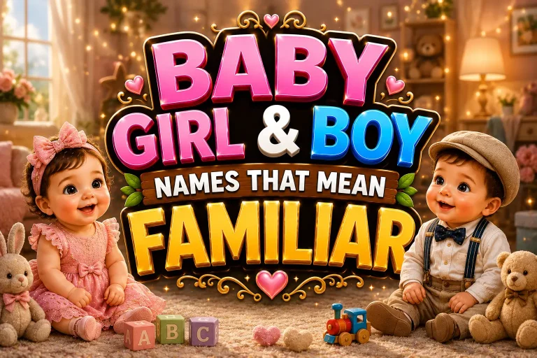 Names That Mean Familiar