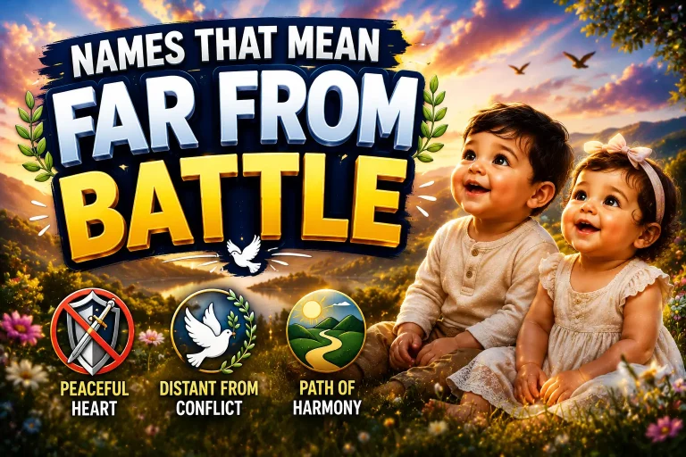 names that mean far from battle
