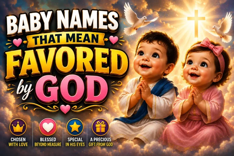 Names That Mean Favored by God