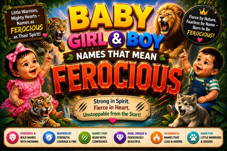 Names That Mean Ferocious
