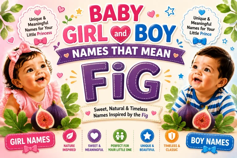 Names That Mean Fig