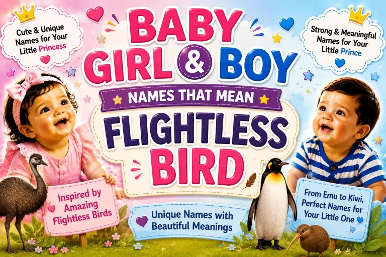 Names That Mean Flightless Bird