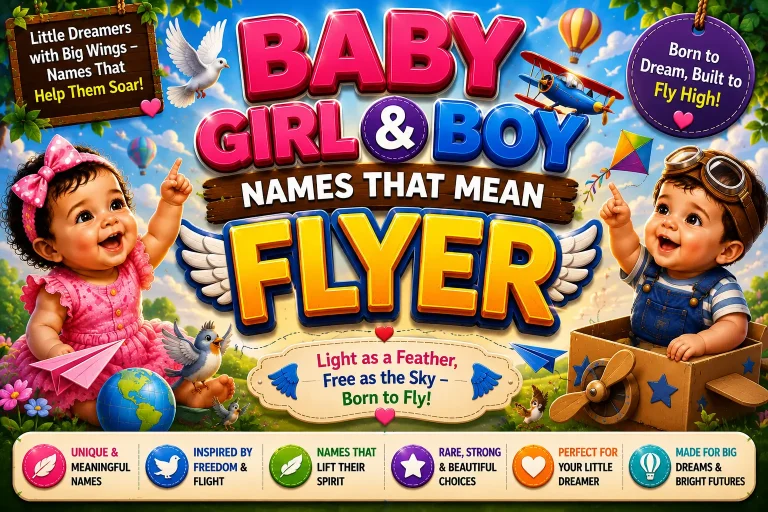 Names That Mean Flyer